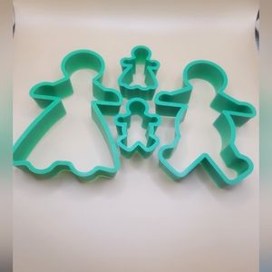 Gingerbread Family Cookie Cutter
